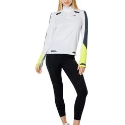 Brooks Coats & Outerwear Run Visible 1/2 Zip -Brooks Sales Store 61huKGwcjeL. AC SR736920