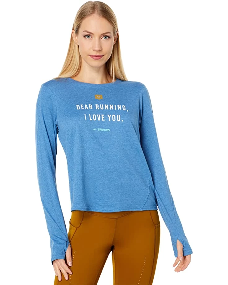 Brooks Shirts & Tops Distance Graphic Long Sleeve 1 Brooks Shirts & Tops Distance Graphic Long Sleeve