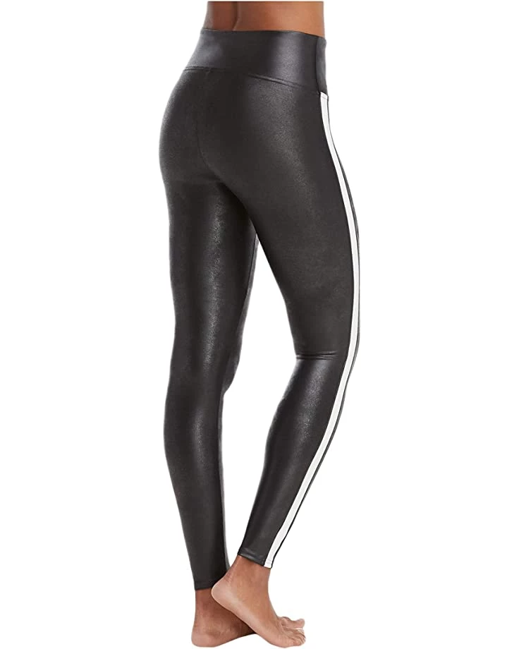 Spanx Faux Leather Side Stripe Leggings | Pants 3 Spanx Faux Leather Side Stripe Leggings | Pants - Image 3