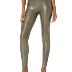 Spanx Faux Leather Croc Shine Leggings | Pants