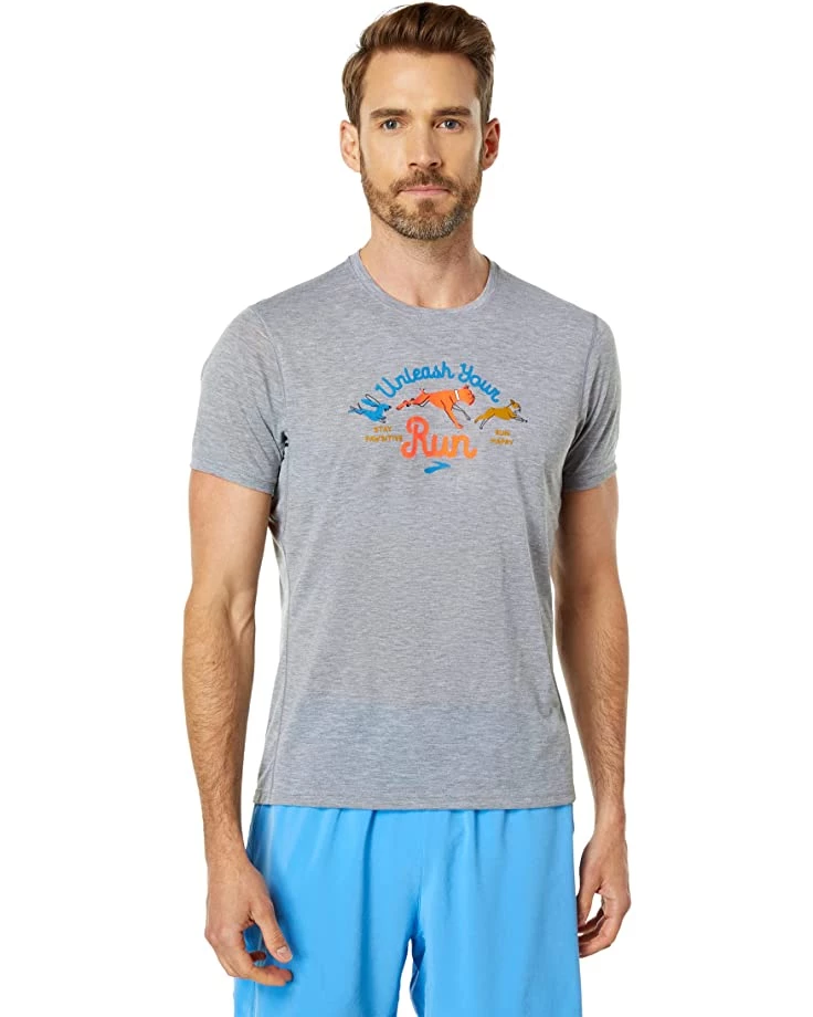 Brooks Shirts & Tops Distance Graphic Short Sleeve 6 Brooks Shirts & Tops Distance Graphic Short Sleeve - Image 6