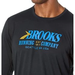 Brooks Shirts & Tops Distance Graphic Long Sleeve -Brooks Sales Store 810JsxkYgWL. AC SR736920