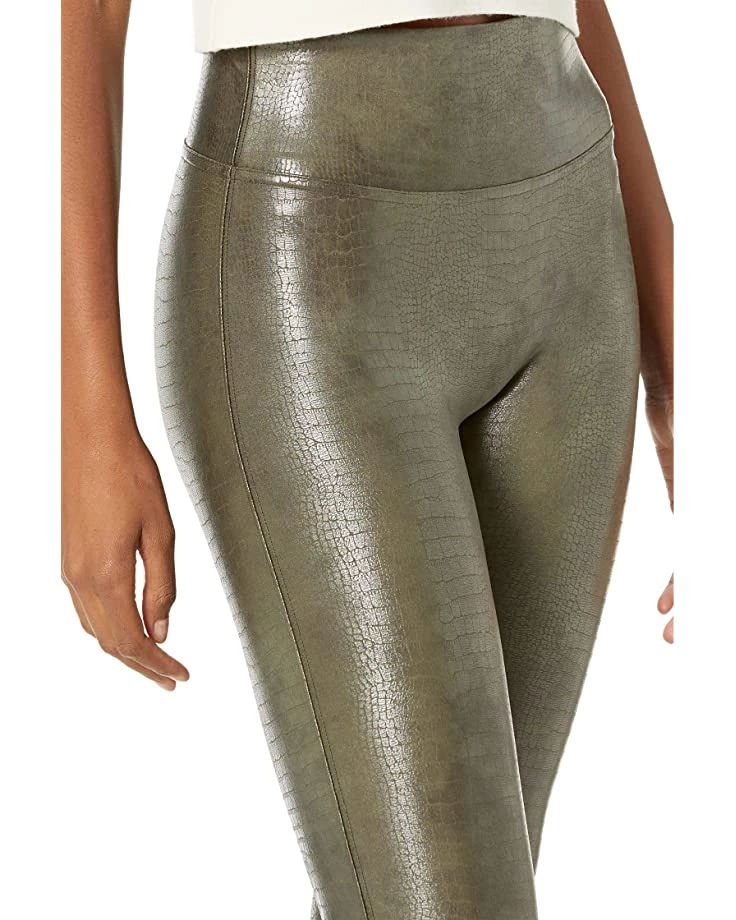 Spanx Faux Leather Croc Shine Leggings | Pants 3 Spanx Faux Leather Croc Shine Leggings | Pants - Image 3