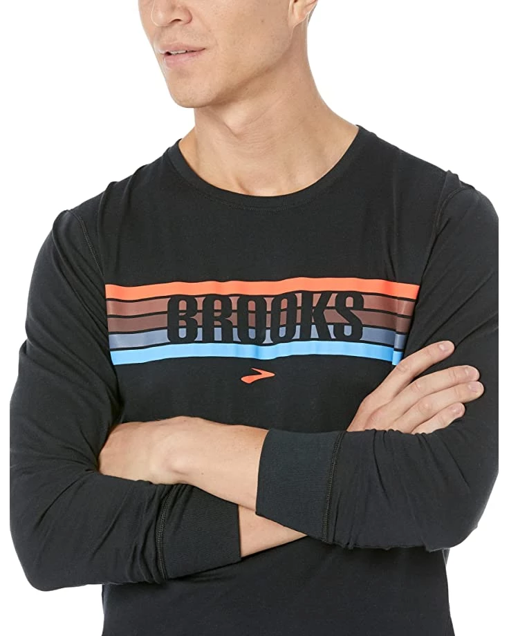 Brooks Shirts & Tops Distance Graphic Long Sleeve 3 Brooks Shirts & Tops Distance Graphic Long Sleeve - Image 3