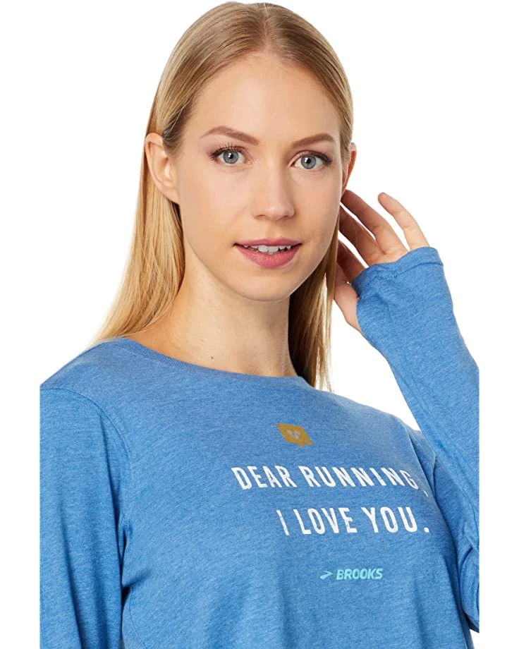 Brooks Shirts & Tops Distance Graphic Long Sleeve 3 Brooks Shirts & Tops Distance Graphic Long Sleeve - Image 3